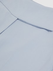 Reiss Blue Delilah Lyocell-Linen Wide-Leg Trousers - Image 5 of 5