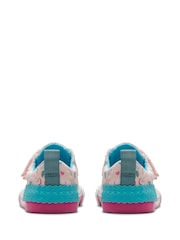 Pink Myth - Clarks Clarks Toddler Wide Fit Foxing Canvas Shoes - Imagen 5 de 7