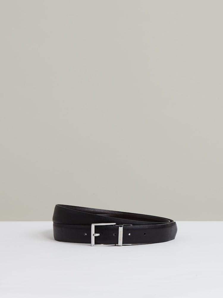 Reiss Black/Brown Reign Belt - Image 1 of 6
