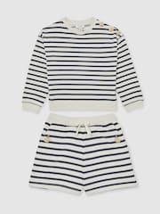 Reiss Navy/Ivory Daya Top - Image 1 of 4