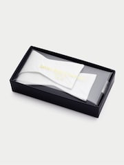 The Savile Row Company White Self Bow Tie - Image 1 of 2