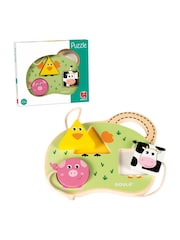 Galt Toys Goula 3 Farm Animals Puzzle - Image 1 of 6
