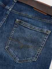 Blue Bootcut Signature Belted Jeans - Image 3 of 5