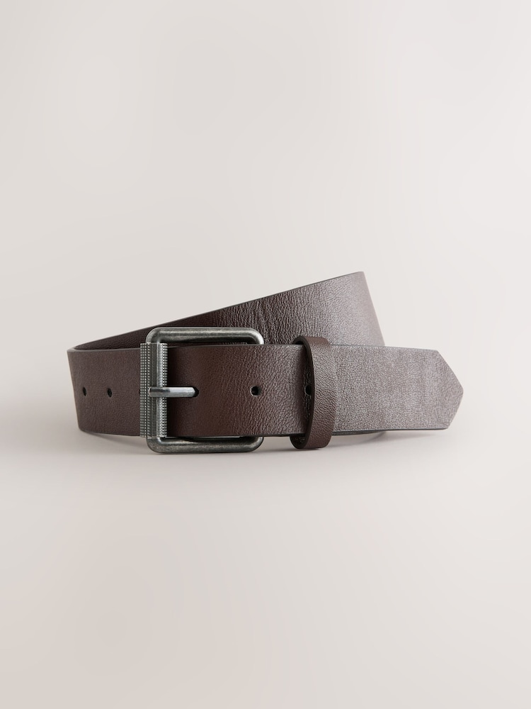 Blue Straight Fit Signature Belted Jeans - Image 5 of 5