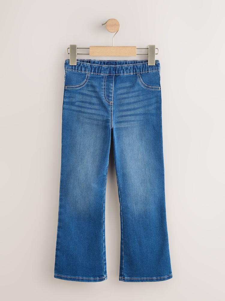 Srednje modra - Pullon Flare Jeans (3-16yrs) - Slika 1 iz 4