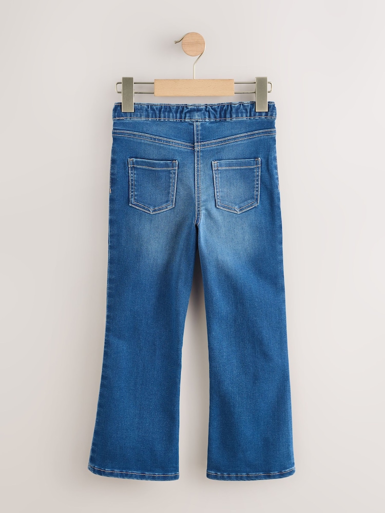 Srednje modra - Pullon Flare Jeans (3-16yrs) - Slika 2 iz 4