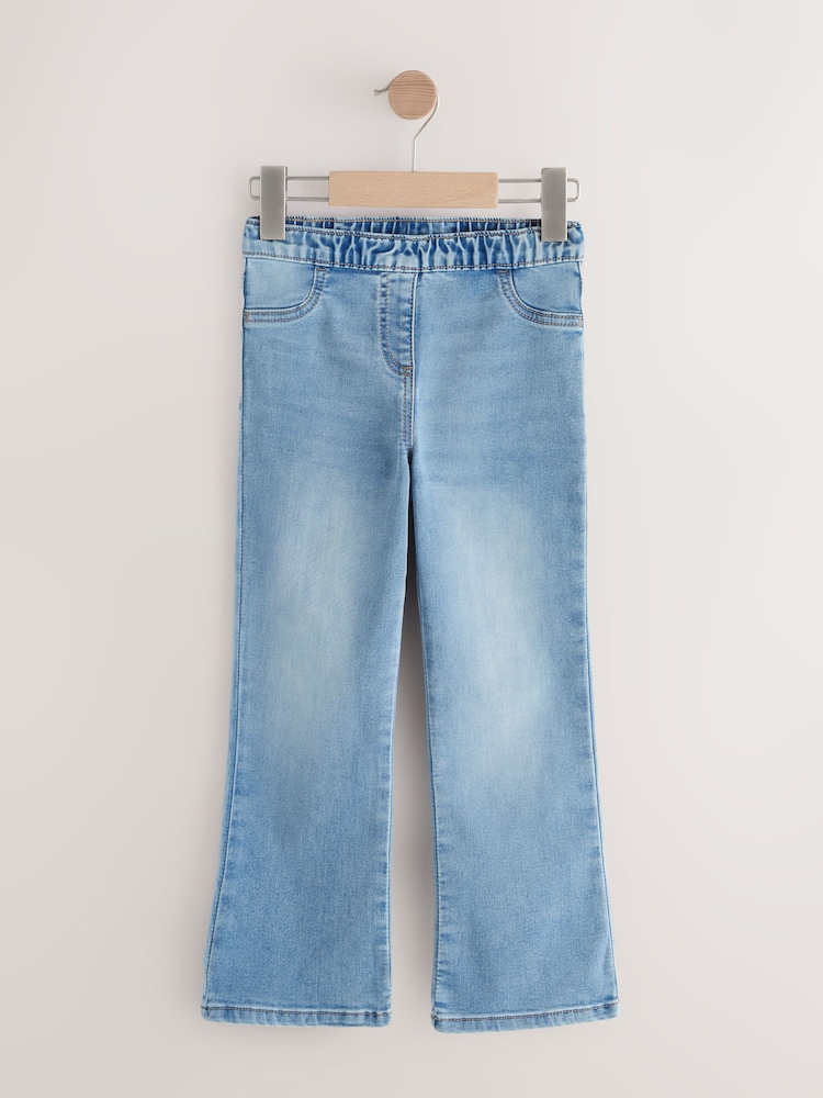Light Blue Pullon Flare Jeans (3-16yrs) - Image 1 of 4 Light Blue Pullon Flare Jeans (3-16yrs) - Image 1 of 4