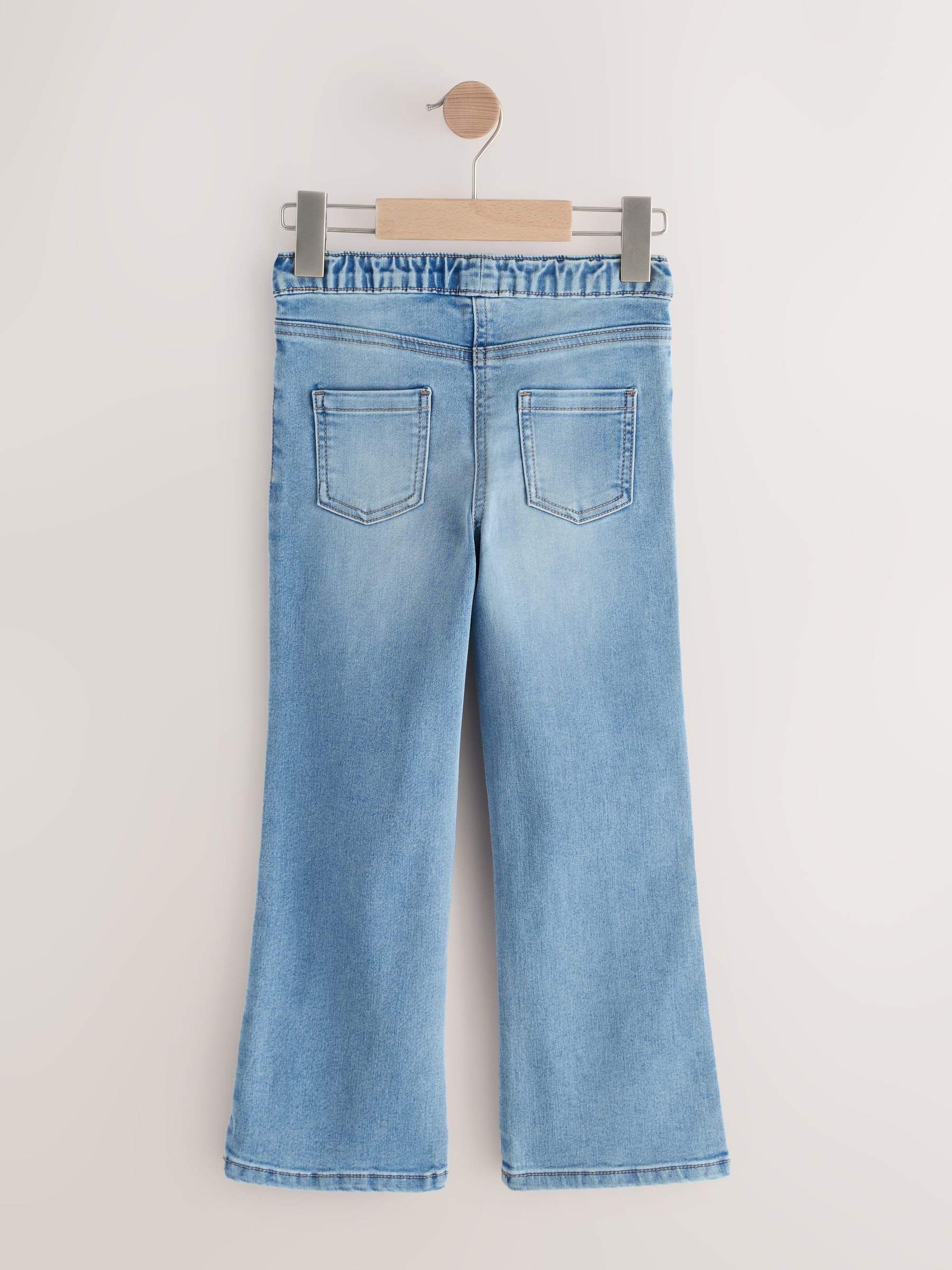 Buy Light Blue Pullon Flare Jeans (3-16yrs) from Next Canada