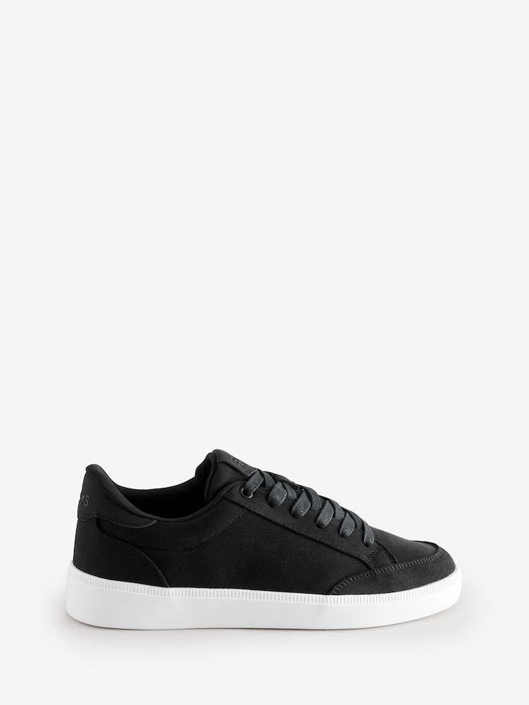 Toms TRVL Lite Canvas Black Trainers - Image 1 of 6
