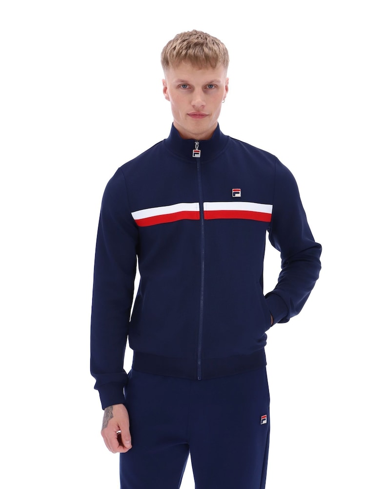 Fila Blue Jason Colour Block Track Jacket - Image 1 of 5