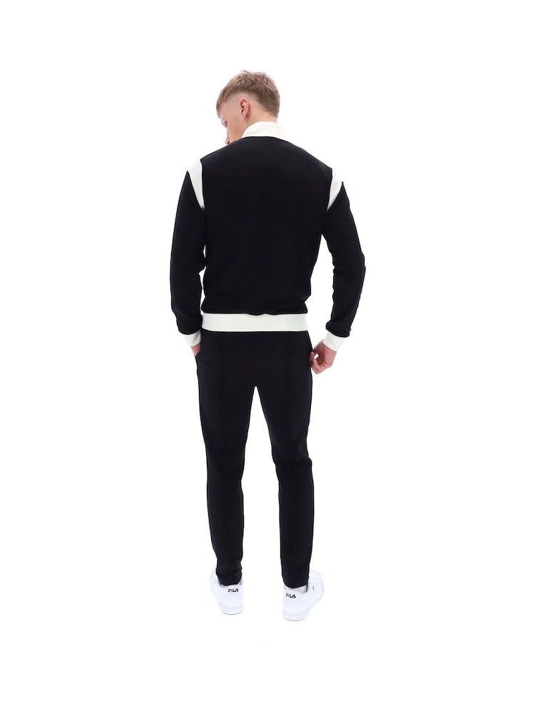 Fila Black Cruz Colourblock Archive Track Jacket - Image 2 of 5 Fila Black Cruz Colourblock Archive Track Jacket - Image 2 of 5