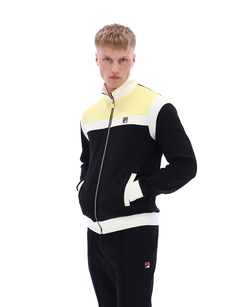 Fila Black Cruz Colourblock Archive Track Jacket - Image 4 of 5