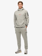 Superdry Grey Tech Logo Loose Hoodie - Image 3 of 6