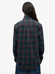Superdry Blue Oversized Vintage Check Shirt - Image 2 of 5