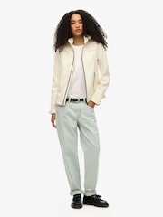 Superdry White Hooded Classic Trekker Jacket - Image 4 of 7