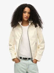 Superdry White Hooded Classic Trekker Jacket - Image 5 of 7