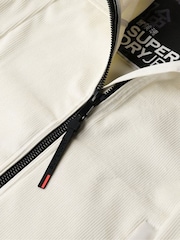 Superdry White Hooded Classic Trekker Jacket - Image 7 of 7