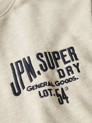 Superdry Nude Workwear Appliqué Sweatshirt - Image 5 of 5