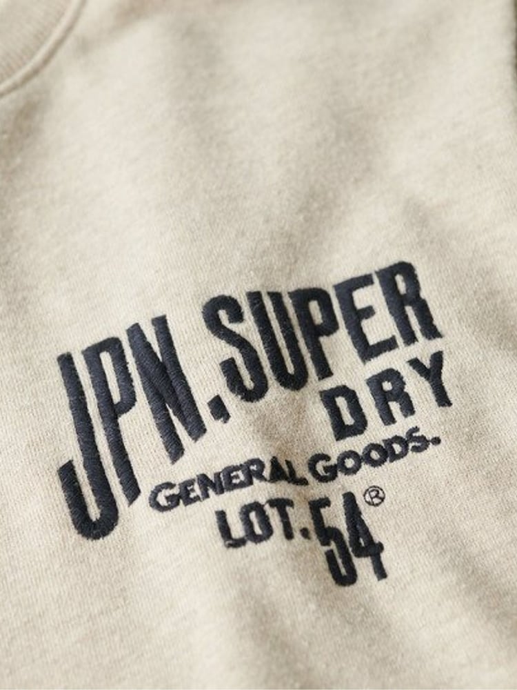 Superdry Nude Workwear Appliqué Sweatshirt - Image 5 of 5