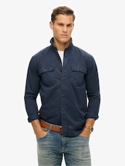Superdry Military Long Sleeve 100% Cotton Shirt - Изображение 1 из 6