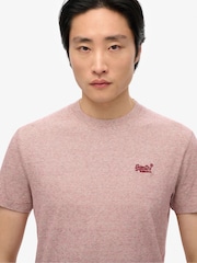 Superdry Pink 100% Cotton Essential Logo T-Shirt - Image 4 of 6