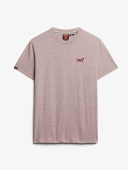 Superdry Pink 100% Cotton Essential Logo T-Shirt - Image 5 of 6