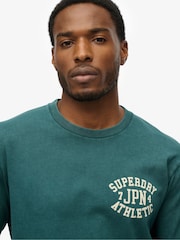 Superdry Athletic Essentials Long Sleeve 100% Cotton Top - Bild 1 von 4