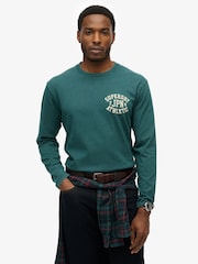 Superdry Athletic Essentials Long Sleeve 100% Cotton Top - Bild 2 von 4