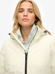 Blanco - Superdry Hooded Logo Windbreaker Jacket - Imagen 4 de 5
