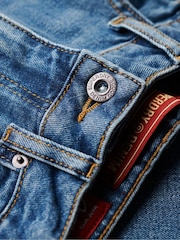 Superdry Light Blue Vintage Slim Straight Leg Jeans - Image 7 of 7