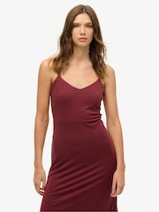 Трикотажное платье с открытой спиной Superdry - Изображение 4 из 5