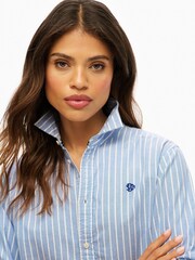 Superdry Slim Oxford Long Sleeve 100% Cotton Shirt - Bild 4 von 6