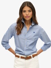 Superdry Slim Oxford Long Sleeve 100% Cotton Shirt - Bild 5 von 6