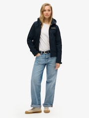 Superdry Blue Hooded Classic Trekker Jacket - Image 3 of 5