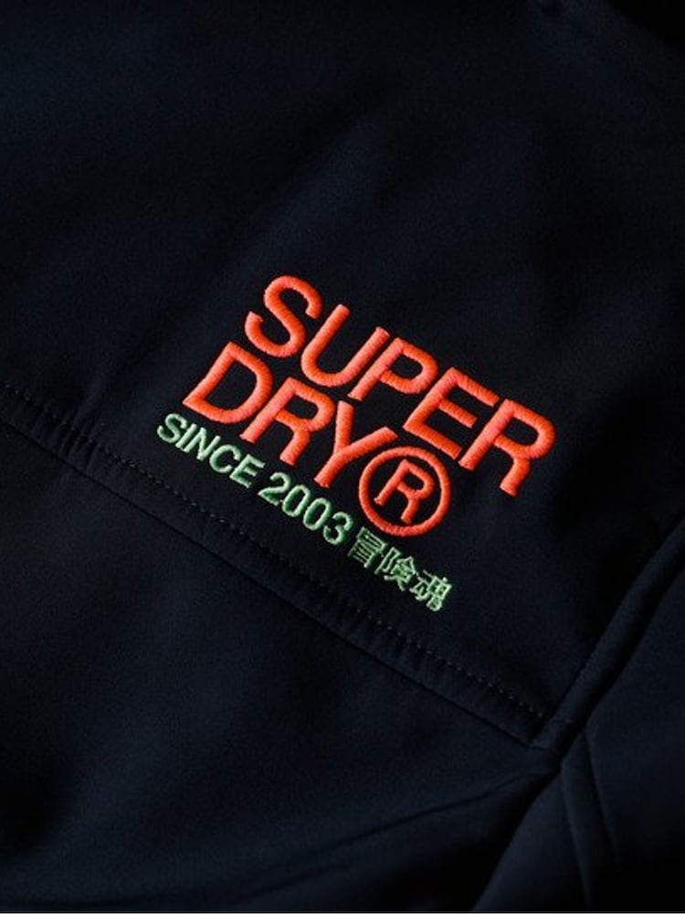 Superdry Blue Hooded Classic Trekker Jacket - Image 5 of 5