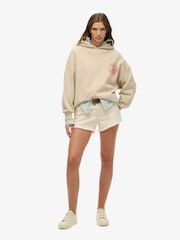 Superdry Natural Oversized Lo-Fi Outdoor 100% Cotton Hoodie - Image 2 of 4