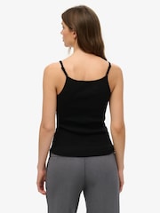 Superdry Black Athletic Essentials Scoop Neck Vest - Image 3 of 4