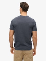 Superdry Grey Rock Band Logo Relaxed 100% Cotton T-Shirt - Image 2 of 6