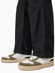 AllSaints White Off Regan Low Shoes - Image 1 of 6