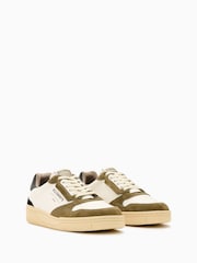 AllSaints White Off Regan Low Shoes - Image 3 of 6