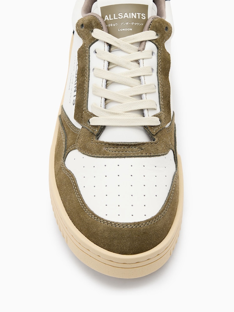 AllSaints White Off Regan Low Shoes - Image 6 of 6 AllSaints White Off Regan Low Shoes - Image 6 of 6