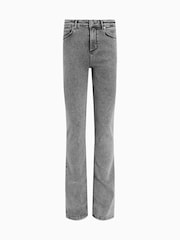 AllSaints Grey Chrome Slim Haldan Bootcut Jeans - Image 8 of 8
