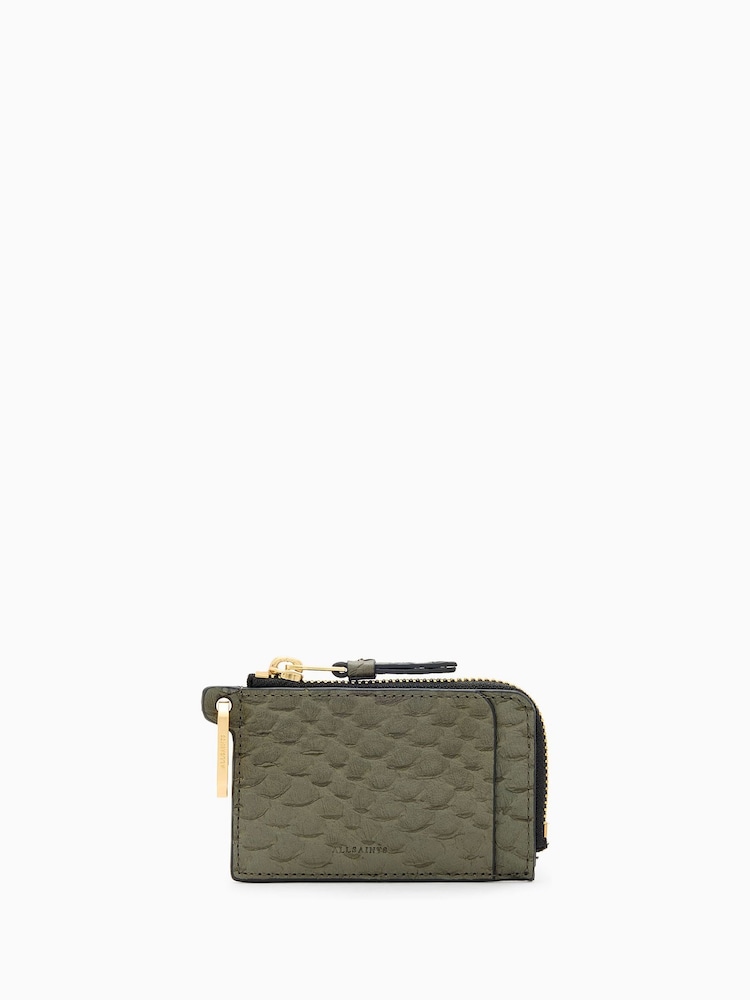 AllSaints White Remy Grain Wallet - Image 1 of 1 AllSaints White Remy Grain Wallet - Image 1 of 1