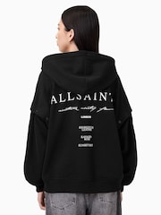 AllSaints Black Aroma Amphia Hoodie - Image 2 of 8