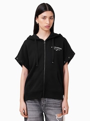 AllSaints Black Aroma Amphia Hoodie - Image 4 of 8