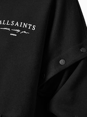 AllSaints Black Aroma Amphia Hoodie - Image 7 of 8