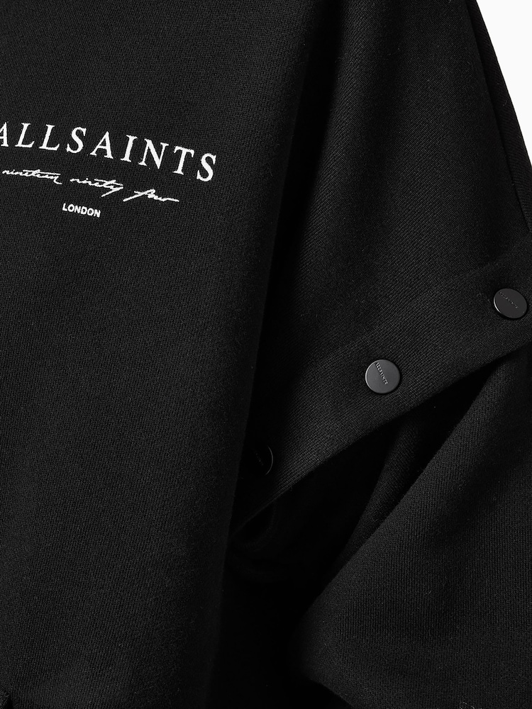 AllSaints Black Aroma Amphia Hoodie - Image 7 of 8