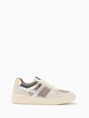 AllSaints White Vix Multi Sneakers - Image 1 of 5
