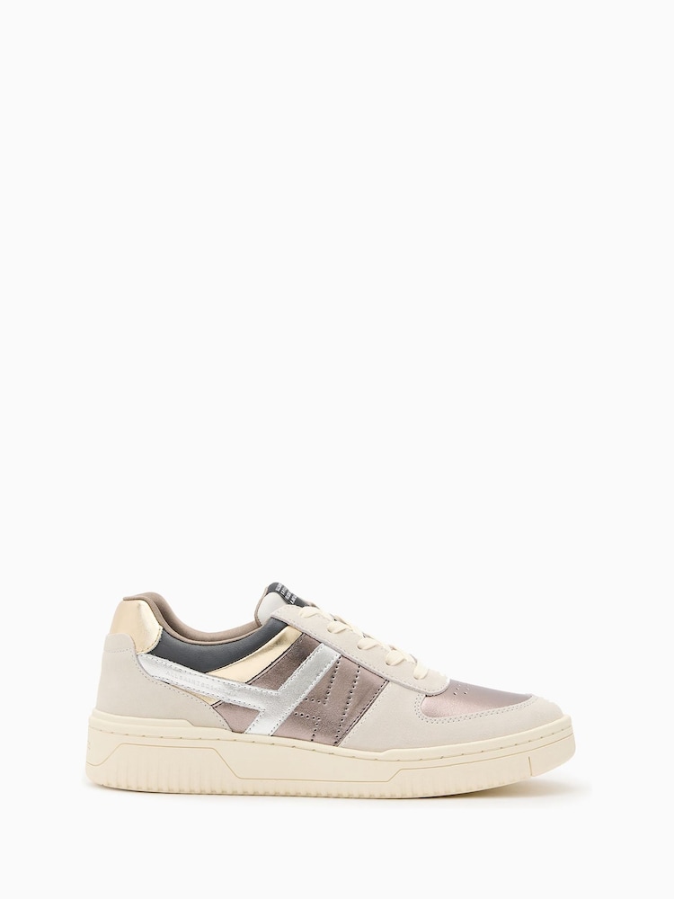 AllSaints White Vix Multi Sneakers - Image 1 of 5