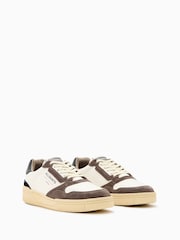AllSaints White Black Regan Low Shoes - Image 3 of 6